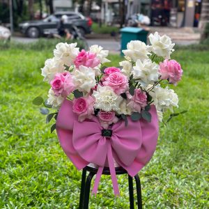 lẵng hoa hồng chúc mừng - sweet love