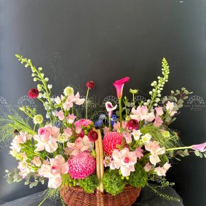 Lẵng Hoa Thiết Kế Chúc Mừng H018