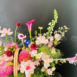 Lẵng Hoa Thiết Kế Chúc Mừng H018