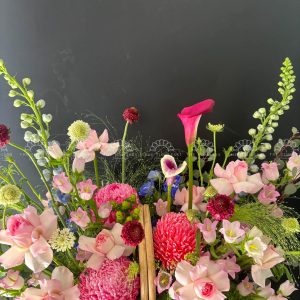 Lẵng Hoa Thiết Kế Chúc Mừng H018