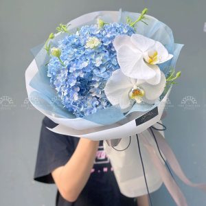 Bó Cẩm Tú Cầu xanh R103