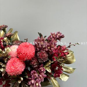 Lẵng Hoa Cúc Mẫu Đơn Thiết Kế Chúc Mừng H034