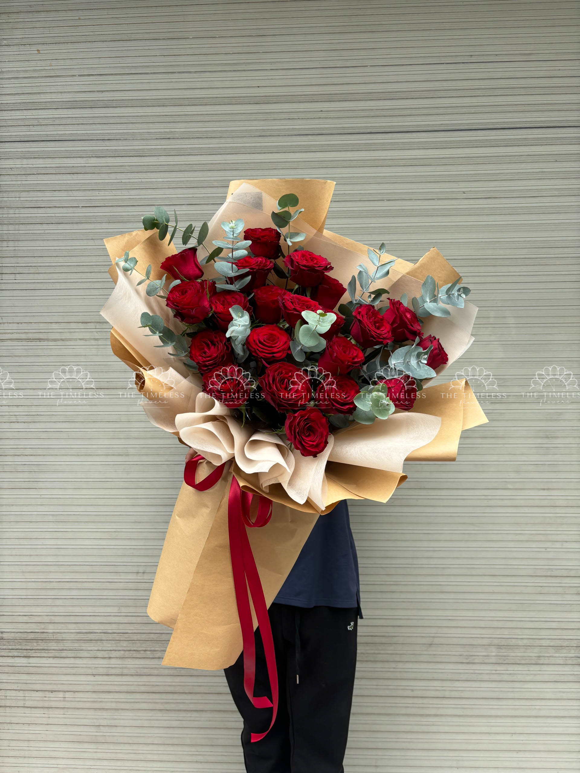 Hoa Bó Hoa Hồng Đỏ S019