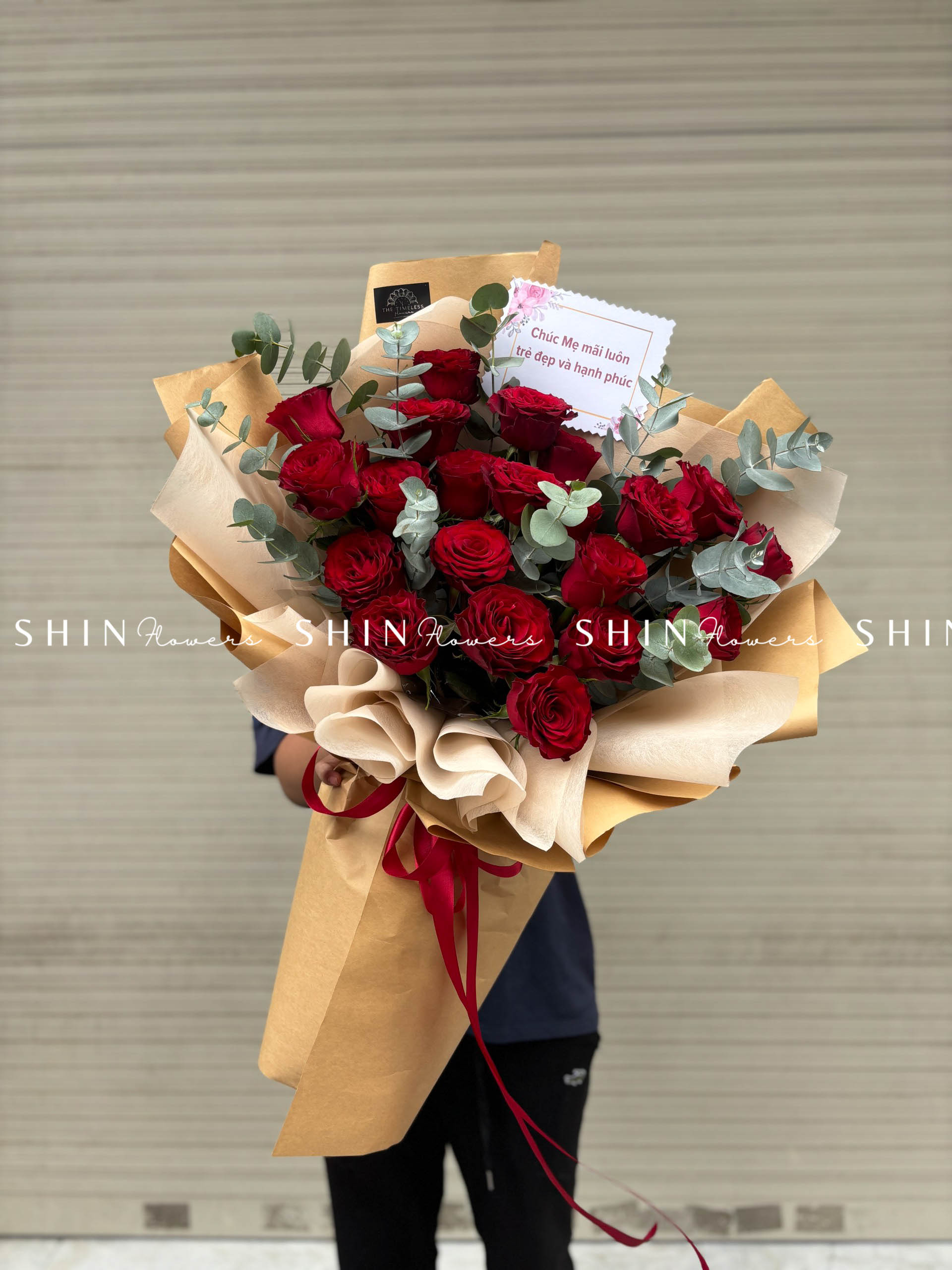 Hoa Bó Hoa Hồng Đỏ S019