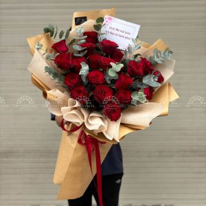 Hoa Bó Hoa Hồng Đỏ S019