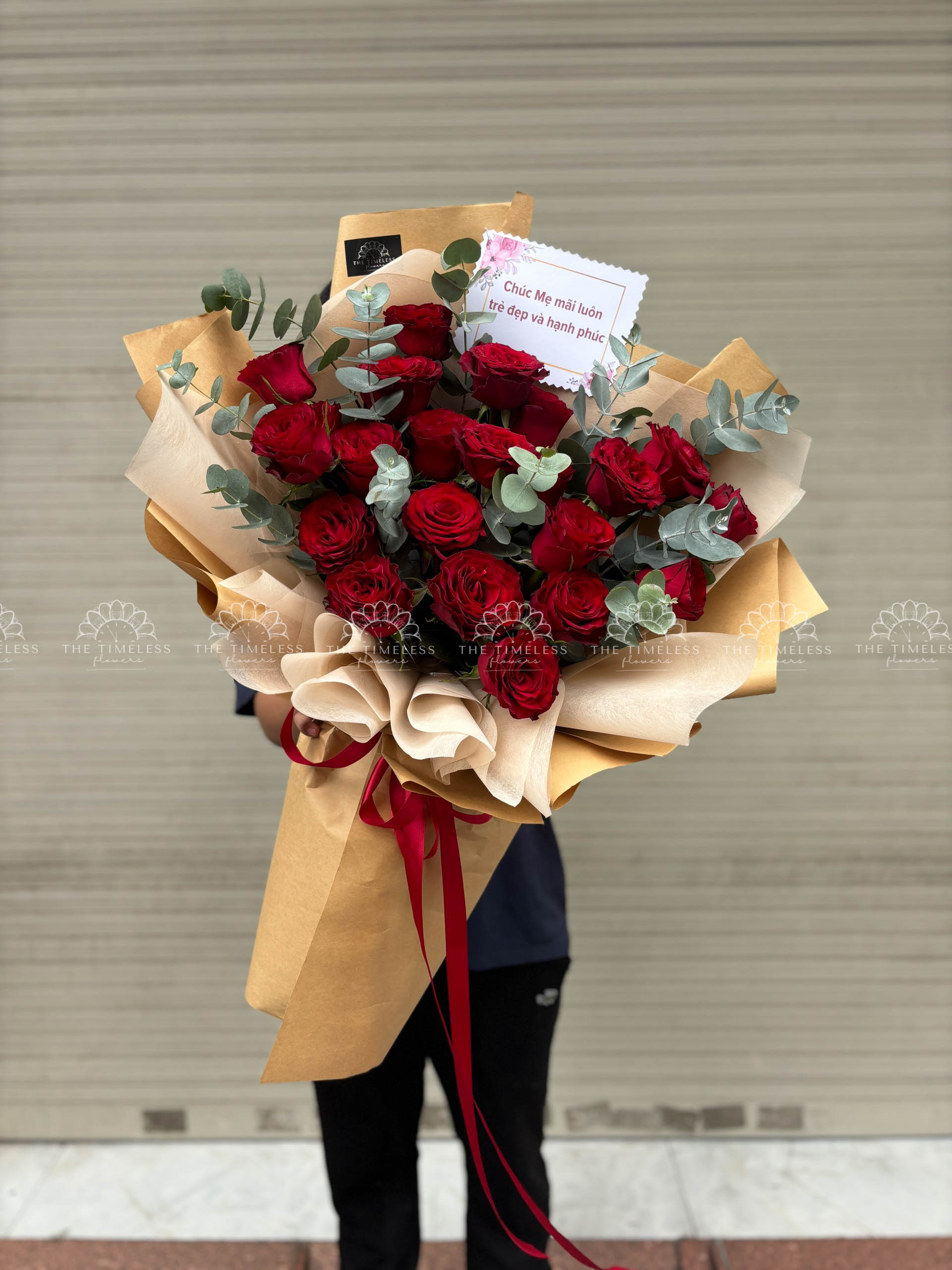 Hoa Bó Hoa Hồng Đỏ S019