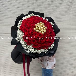 Hoa Bó Hoa Hồng Đỏ S003
