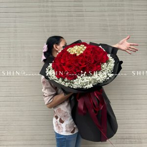 Hoa Bó Hoa Hồng Đỏ S003