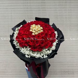 Hoa Bó Hoa Hồng Đỏ S003
