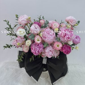 Lẵng Hoa Mẫu Đơn Chúc Mừng H031