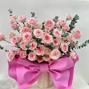 Lẵng Hoa Hồng Ohara Chúc Mừng H024