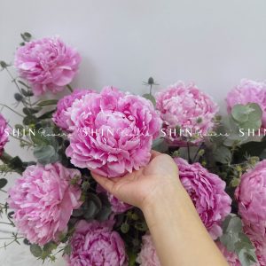 Giỏ Hoa Mẫu Đơn Hồng Chúc Mừng H030