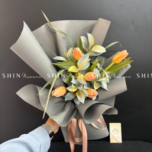 Hoa Bó 6 Tulip Cam S021