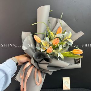 Hoa Bó 6 Tulip Cam S021