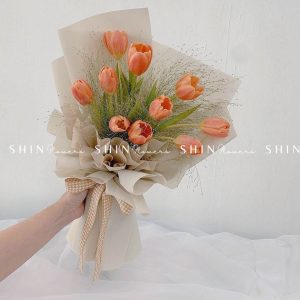 Hoa Bó 10 Tulip Cam S039