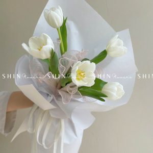 Hoa 5 Tulip Trắng S038
