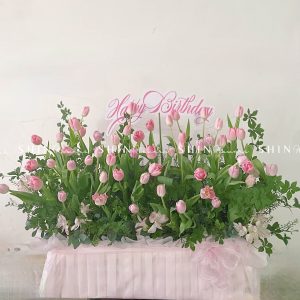 Lẵng Hoa Tulip Luxury H039