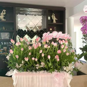Lẵng Hoa Tulip Luxury H039