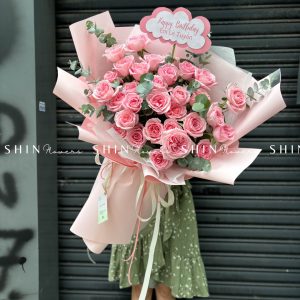 Hoa Bó Hoa Hồng Ohara Hồng S018