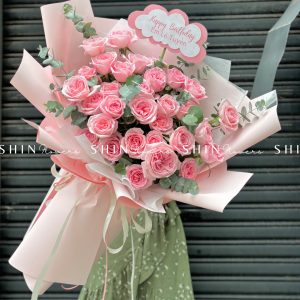 Hoa Bó Hoa Hồng Ohara Hồng S018