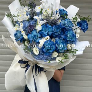 Bó Hoa Hoa Hồng Xanh Blue S068