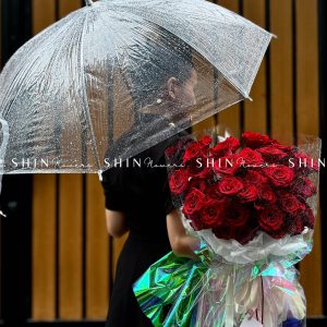 Hoa Bó Hoa 60 Hồng Đỏ S070