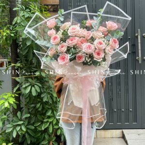 Bó Hoa Hồng Ohara mix hoa Baby S088