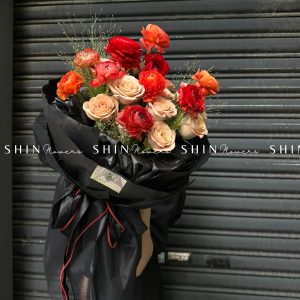 Hoa Bó Mao Lương Đỏ S091