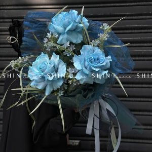 Bó Hoa Hồng Xanh Dương Celeste Ecuador S96