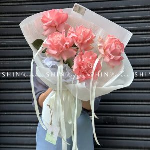 Bó Hoa Hồng Nhập Ecuador Pink Mondial S103