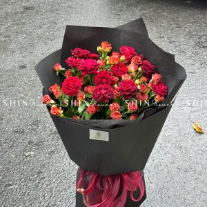 Bó Hoa Hồng Chùm Chocolate S101