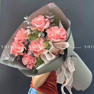 Bó Hoa Hồng Nhập Ecuador Pink Mondial S100