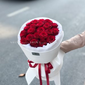 Hoa Bó Hoa 20 Hồng Đỏ S136