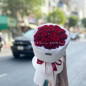 Hoa Bó Hoa 20 Hồng Đỏ S136