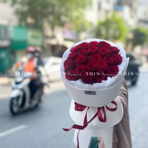 Hoa Bó Hoa 20 Hồng Đỏ S136