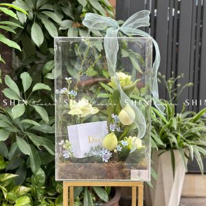 Vali Hoa Mica Hoa Sen - Blooming Box B012