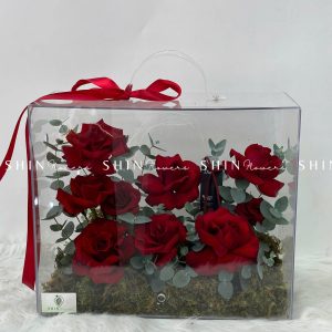 Vali Mica Hoa Hồng Đỏ- Blooming Box B014