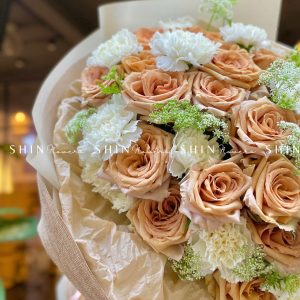 Hoa Bó Hoa Hồng Capuchino S139