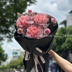 Bó Hoa Hồng Nhập Ecuador Pink Mondial S118