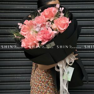 Bó Hoa Hồng Nhập Ecuador Pink Mondial S117