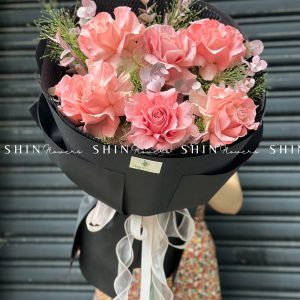 Bó Hoa Hồng Nhập Ecuador Pink Mondial S117