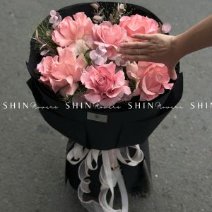 Bó Hoa Hồng Nhập Ecuador Pink Mondial S117