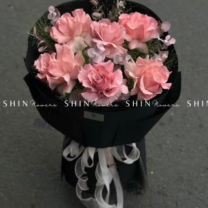 Bó Hoa Hồng Nhập Ecuador Pink Mondial S117