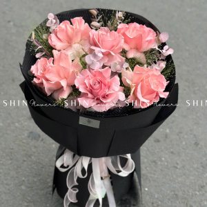 Bó Hoa Hồng Nhập Ecuador Pink Mondial S117