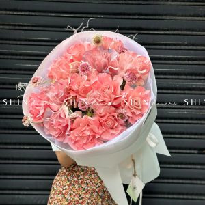 Bó Hoa Hồng Nhập Ecuador Pink Mondial S116