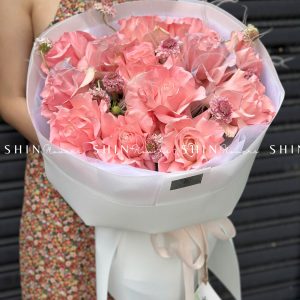 Bó Hoa Hồng Nhập Ecuador Pink Mondial S116