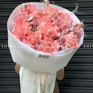 Bó Hoa Hồng Nhập Ecuador Pink Mondial S116