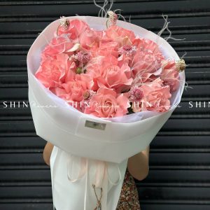 Bó Hoa Hồng Nhập Ecuador Pink Mondial S116