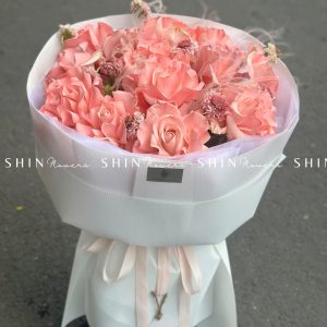 Bó Hoa Hồng Nhập Ecuador Pink Mondial S116