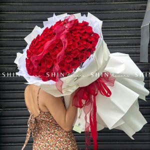 Hoa Bó Khổng Lồ 99 hồng Đỏ Côn Minh S115